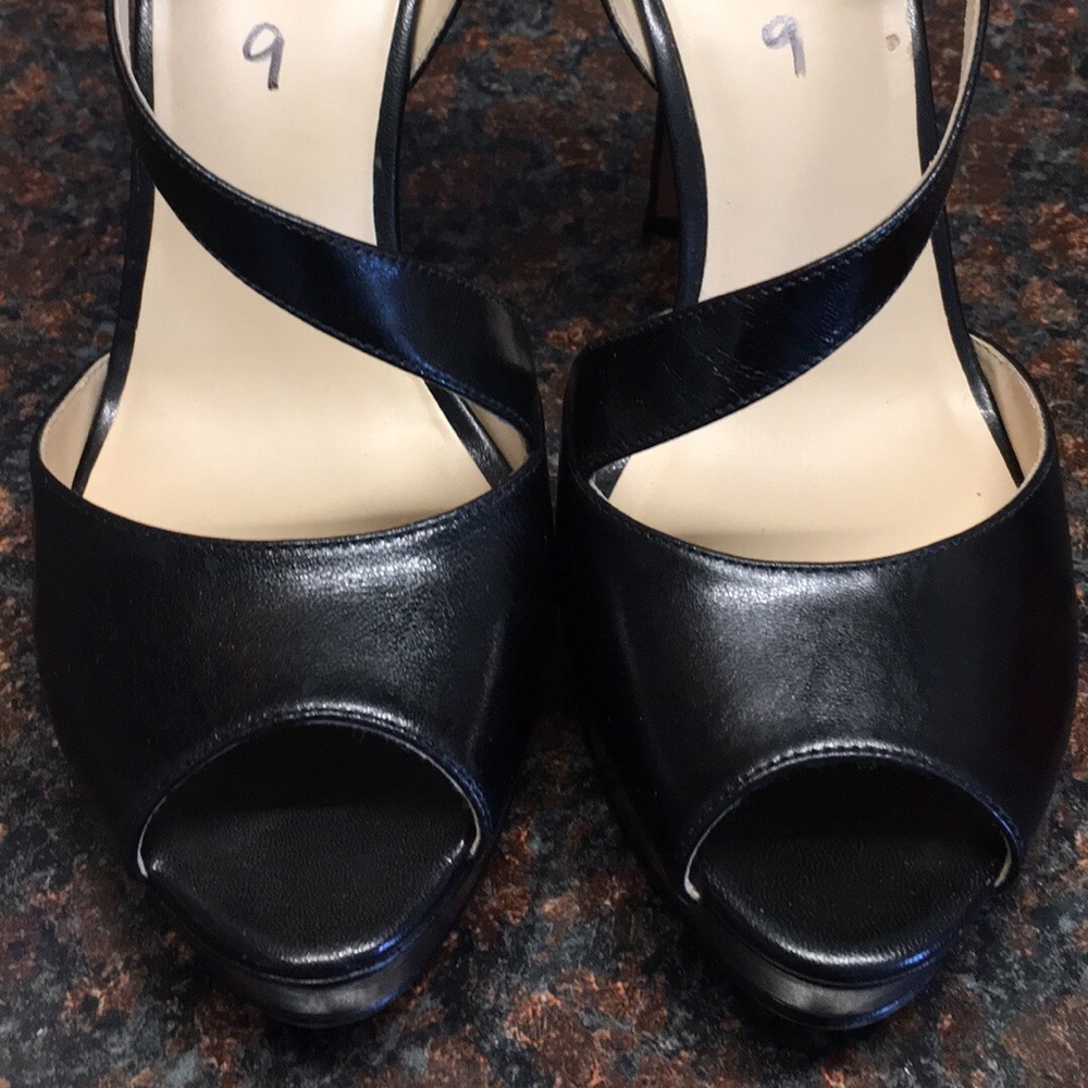 Nine West strapy heels.